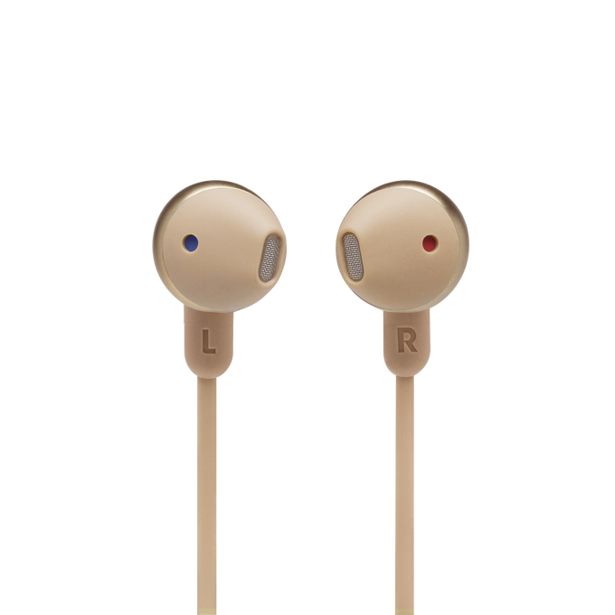 JBL Tune 215BT - Champagne Gold - Wireless Earbud headphones - Detailshot 1 image number null